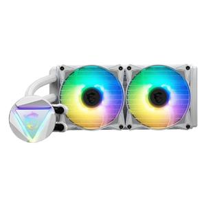 Water Cooler MSI Mag Coreliquid 240R V2 , RGB , 240mm , Intel e AMD , Branco