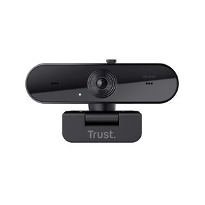 Webcam Trust Taxon 2K QHD , USB , rABS , 30 fps , 92 Graus , Preto
