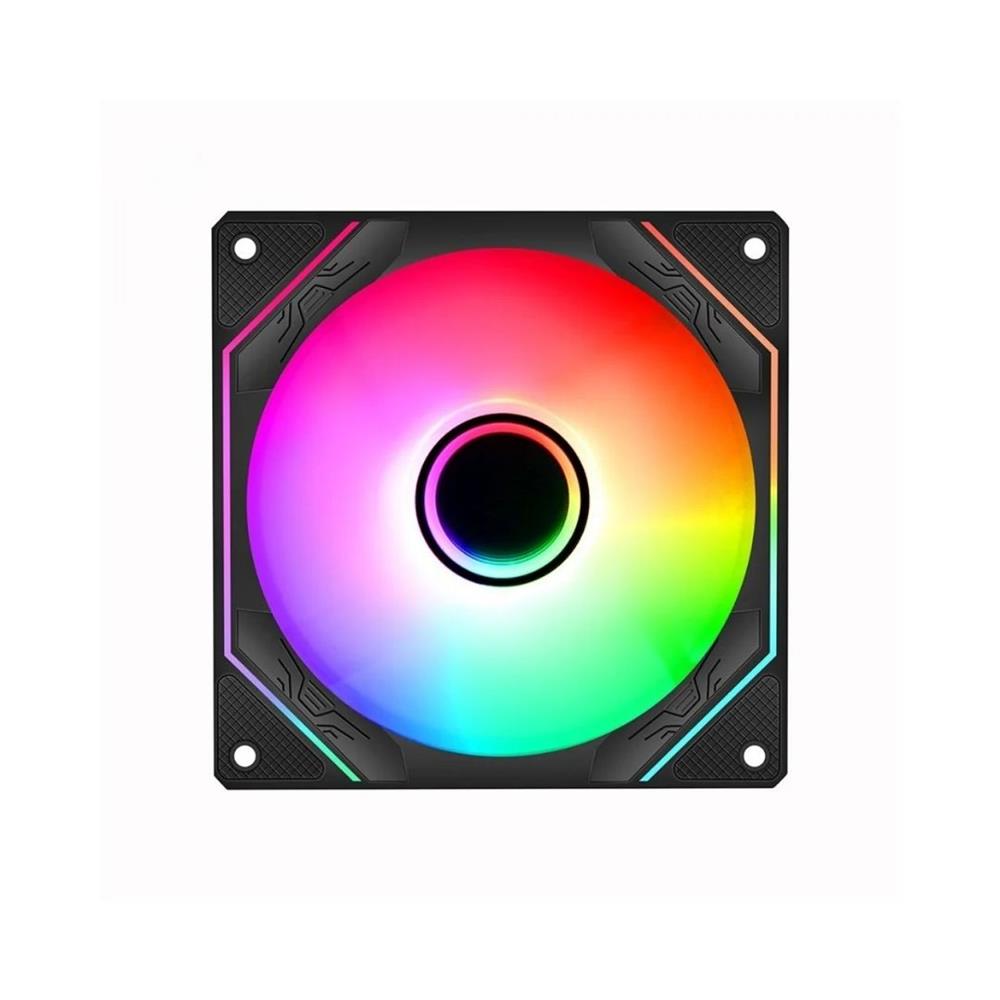 Kit Fan Com 3 Unidades Liketec Enigma ARGB, 120mm, Com Controladora, Preto