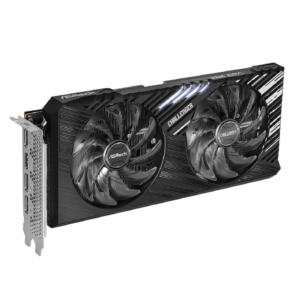 Placa de Vídeo ASRock ARC A770 Challenger OC, 16GB, GDDR6, 256-Bit, Preto
