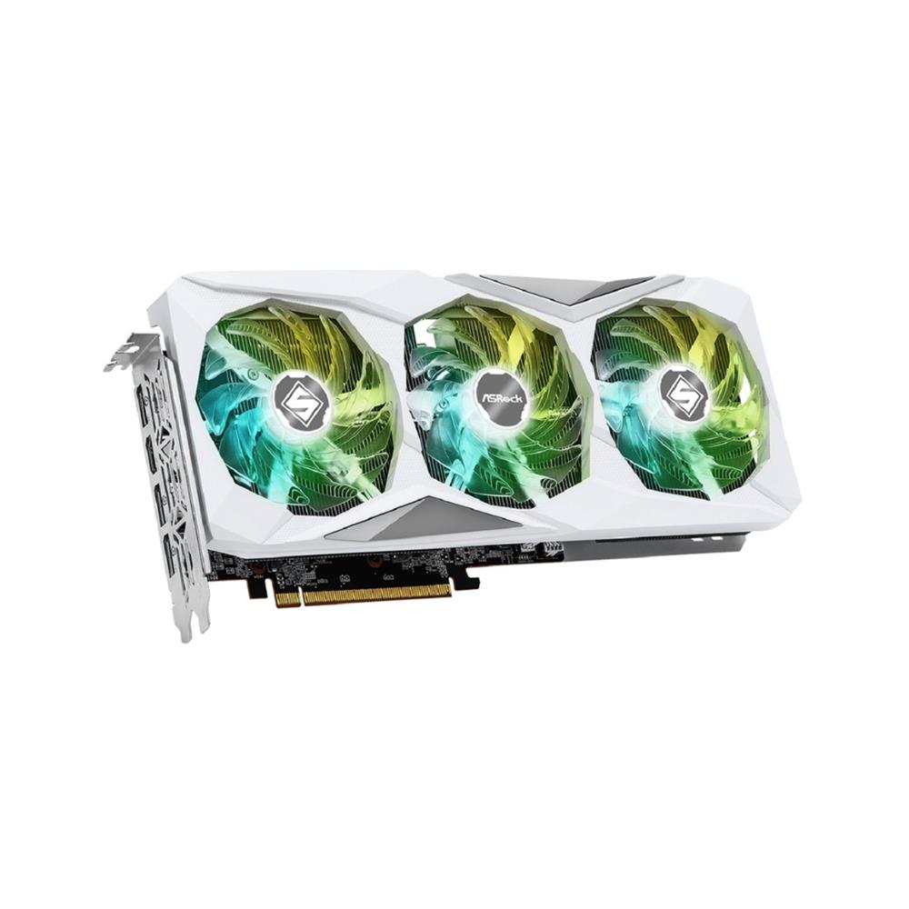 Placa de Vídeo ASRock Radeon RX 7600 Steel Legend OC, 8GB, GDDR6, 128-Bit, FSR, Ray Tracing, Branco