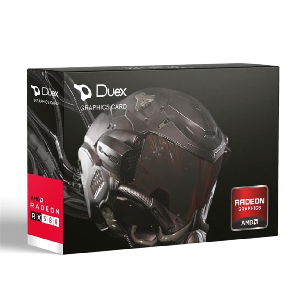 Placa de Vídeo Duex AMD Radeon RX 580, 8GB, GDDR5, 256-Bit, Preto
