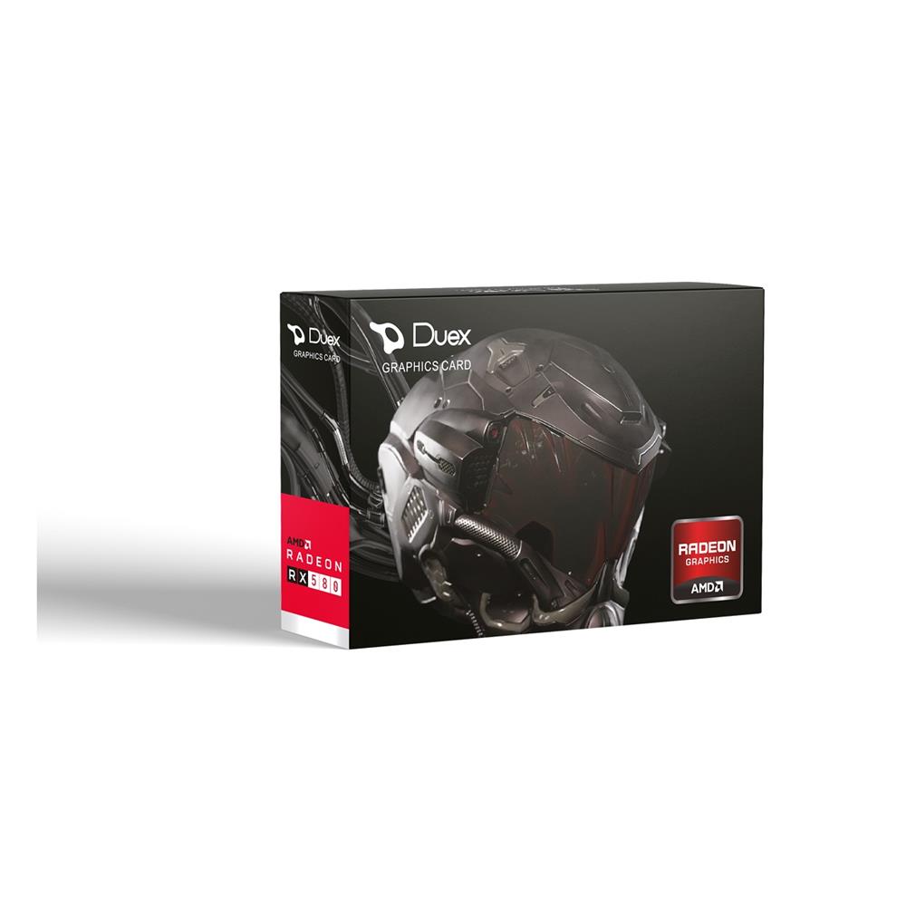 Placa de Vídeo Duex AMD Radeon RX 580, 8GB, GDDR5, 256-Bit, Preto
