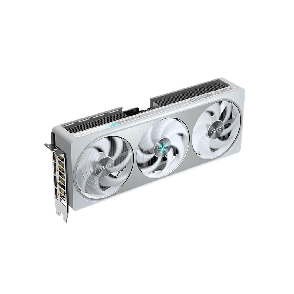 Placa de Vídeo Gigabyte GeForce RTX5070 Aero OC, 12GB, 192-Bits, GDDR7, Ray Tracing, DLSS, HDMI, Displayport, Branco