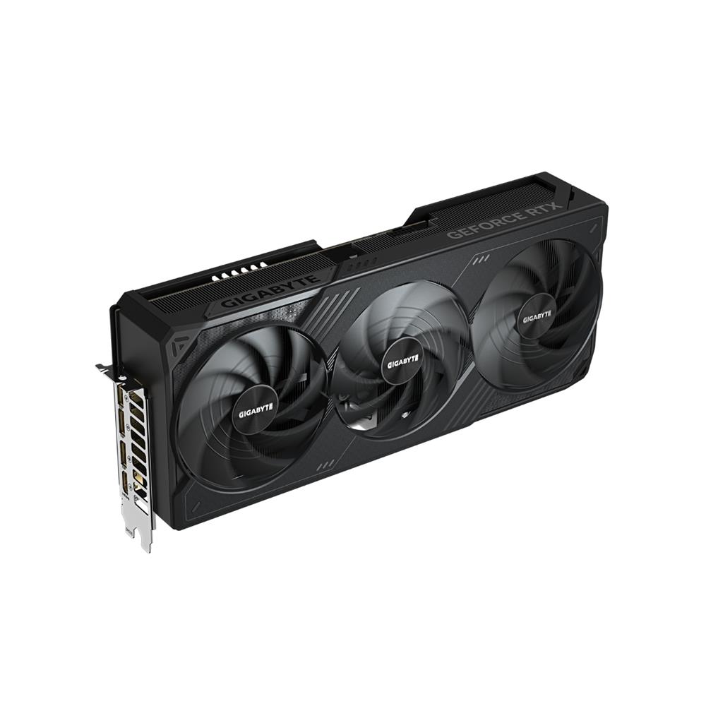 Placa de Vídeo Gigabyte GeForce RTX5090 WindForce OC, 32GB, 512-Bits, GDDR7, Ray Tracing, DLSS, HDMI, Displayport,Preto