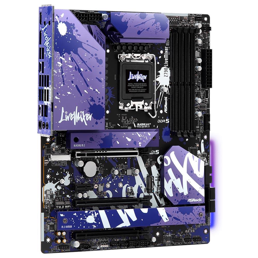 Placa Mãe ASRock Z790 LiveMixer, Chipset Z790, Intel LGA 1700, ATX, DDR5