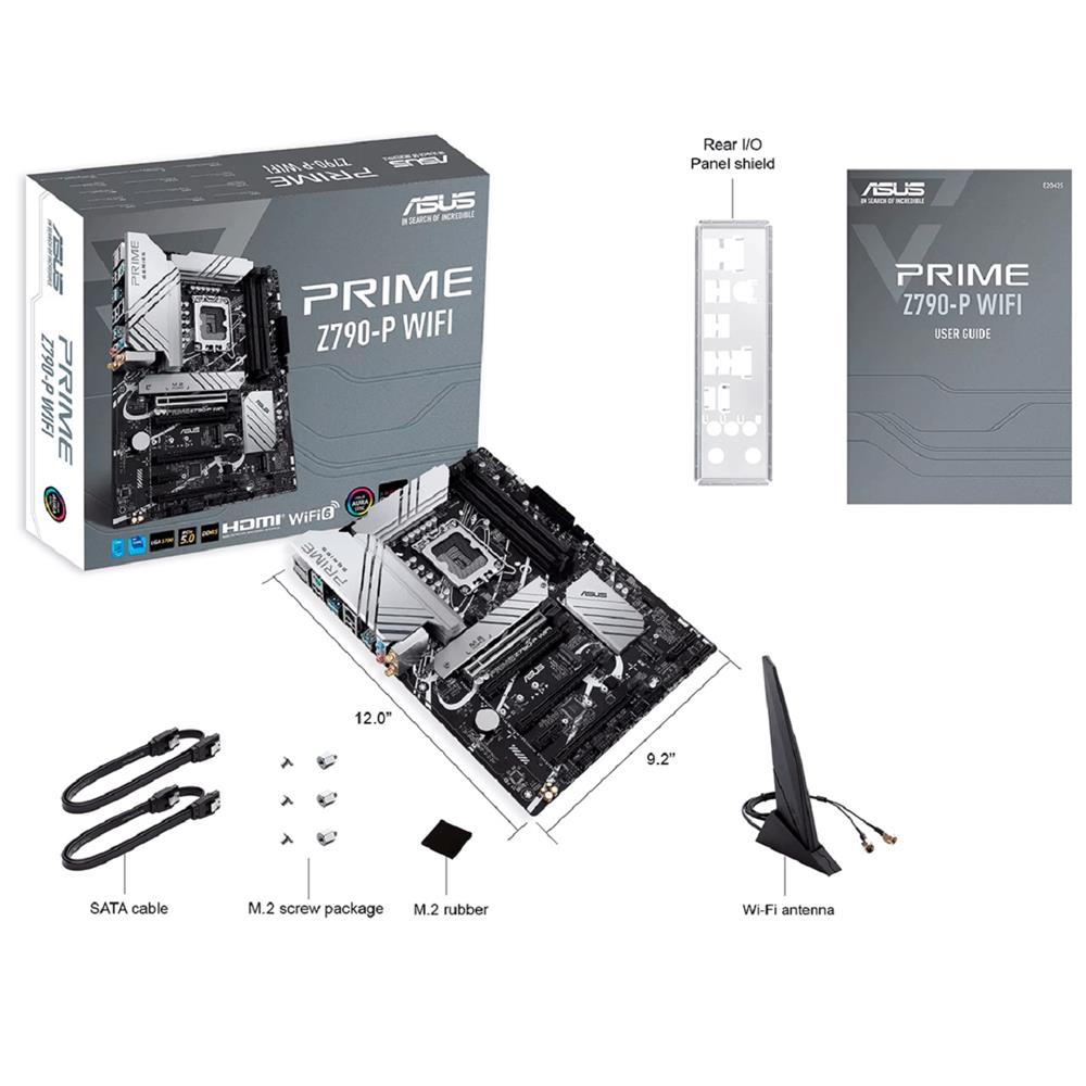 Placa Mãe Asus Prime Z790-P WiFi, Chipset Z790, Intel LGA 1700, ATX, DDR5