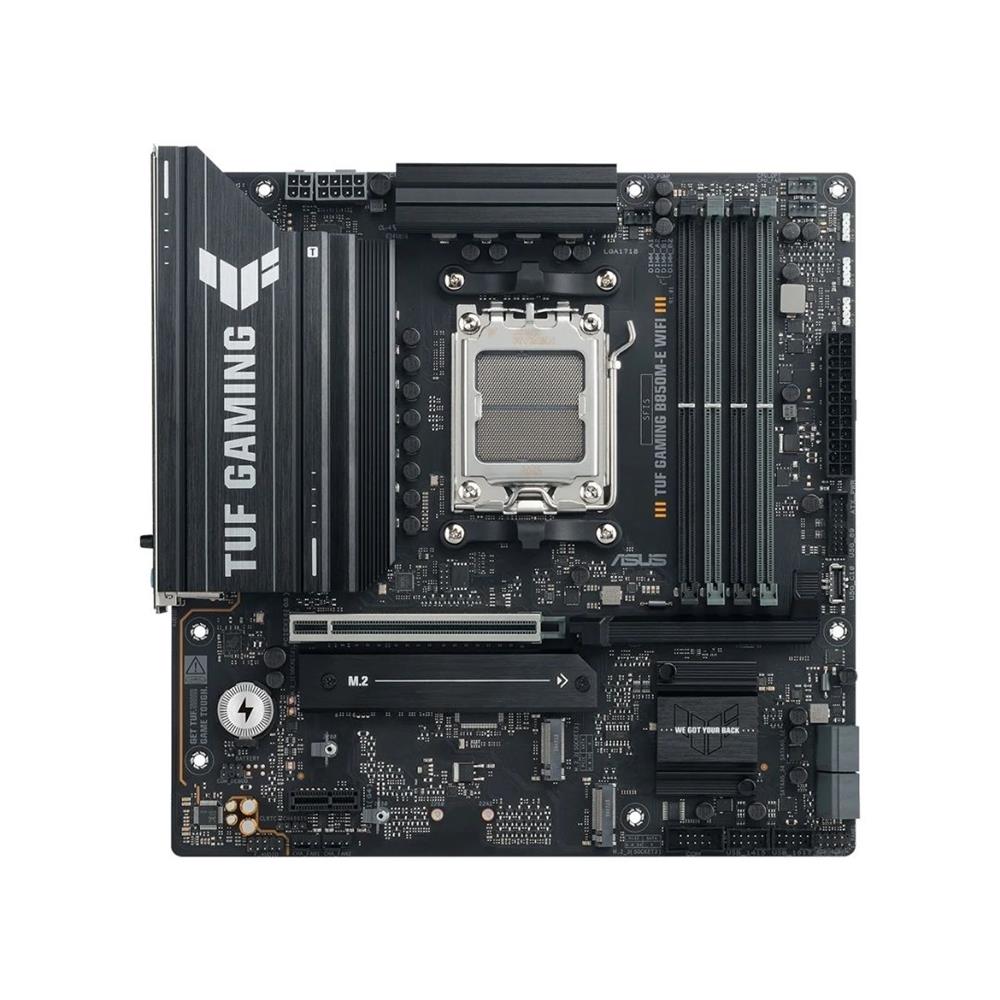 Placa Mãe ASUS TUF GAMING B850M-E WIFI, AMD AM5, mATX, DDR5, Wi-fi 6E, Bluetooth, Preto