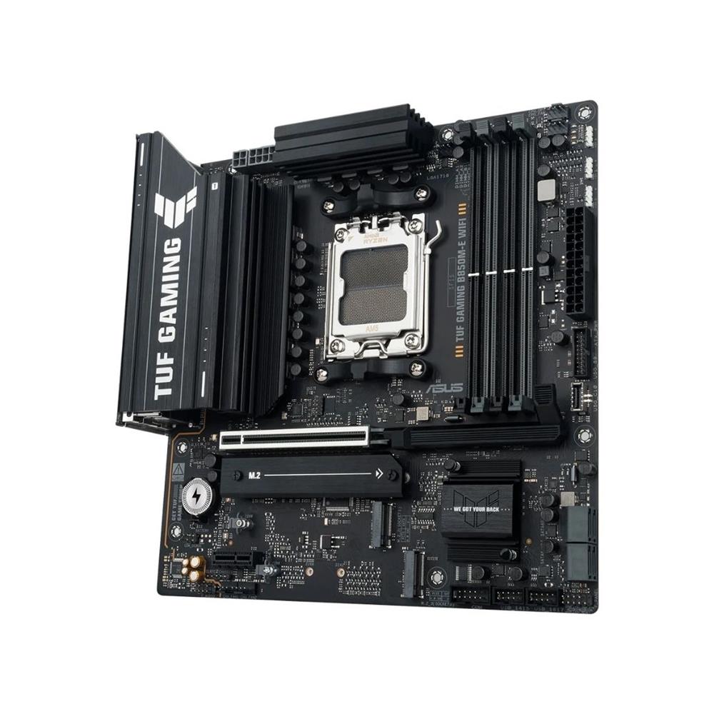 Placa Mãe ASUS TUF GAMING B850M-E WIFI, AMD AM5, mATX, DDR5, Wi-fi 6E, Bluetooth, Preto