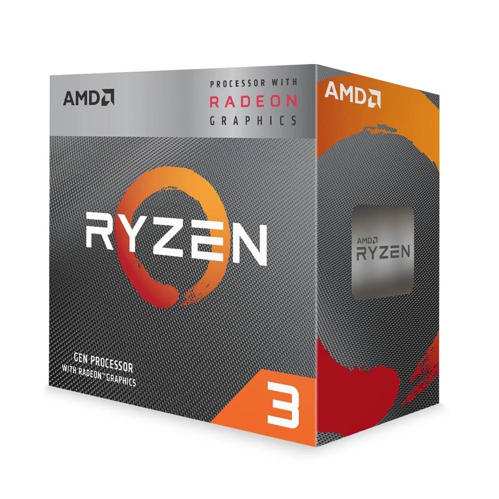 Processador AMD Ryzen 3 3200G, 3.6GHz (4.0GHz Turbo), 4-Core 4-Threads, Cache 6MB, AM4