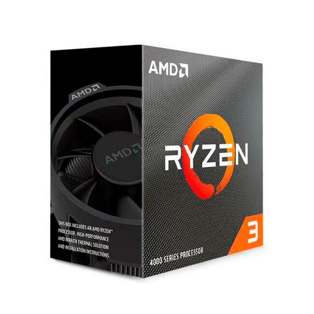 Processador AMD Ryzen 3 4100, 3.8GHz (4.0GHz Turbo), 4-Core 8-Threads, Cache 6MB, AM4