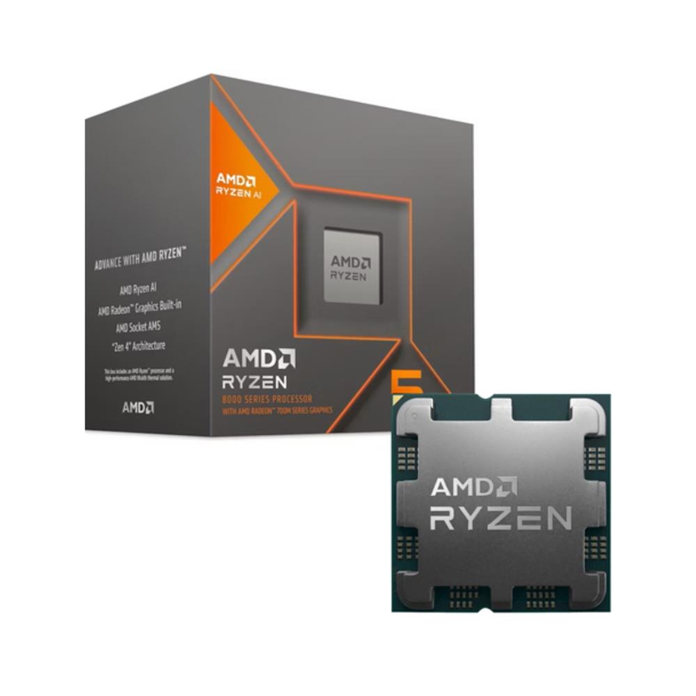 Processador AMD Ryzen 5 8600G, 4.3GHz (5.0GHz Turbo), 6-Core 12-Threads, Cache 22MB, AM5