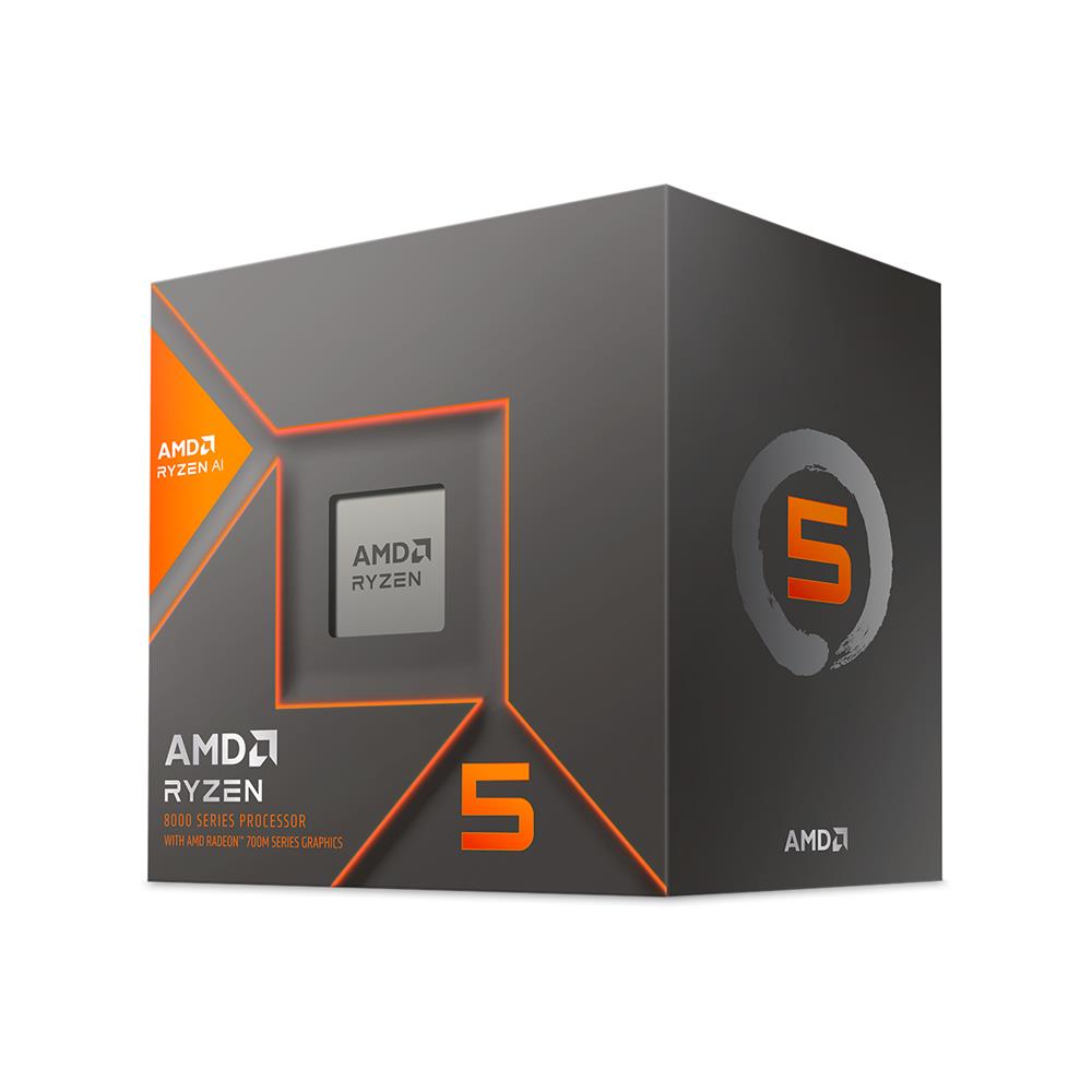 Processador AMD Ryzen 5 8600G, 4.3GHz (5.0GHz Turbo), 6-Core 12-Threads, Cache 22MB, AM5