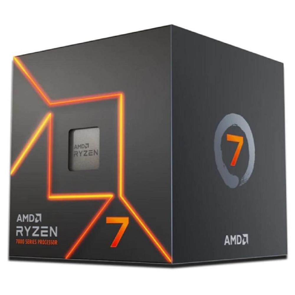 Processador AMD Ryzen 7 7700, 3.8GHz (5.3GHz Turbo), 8-Core 16-Threads, Cache 40MB, AM5