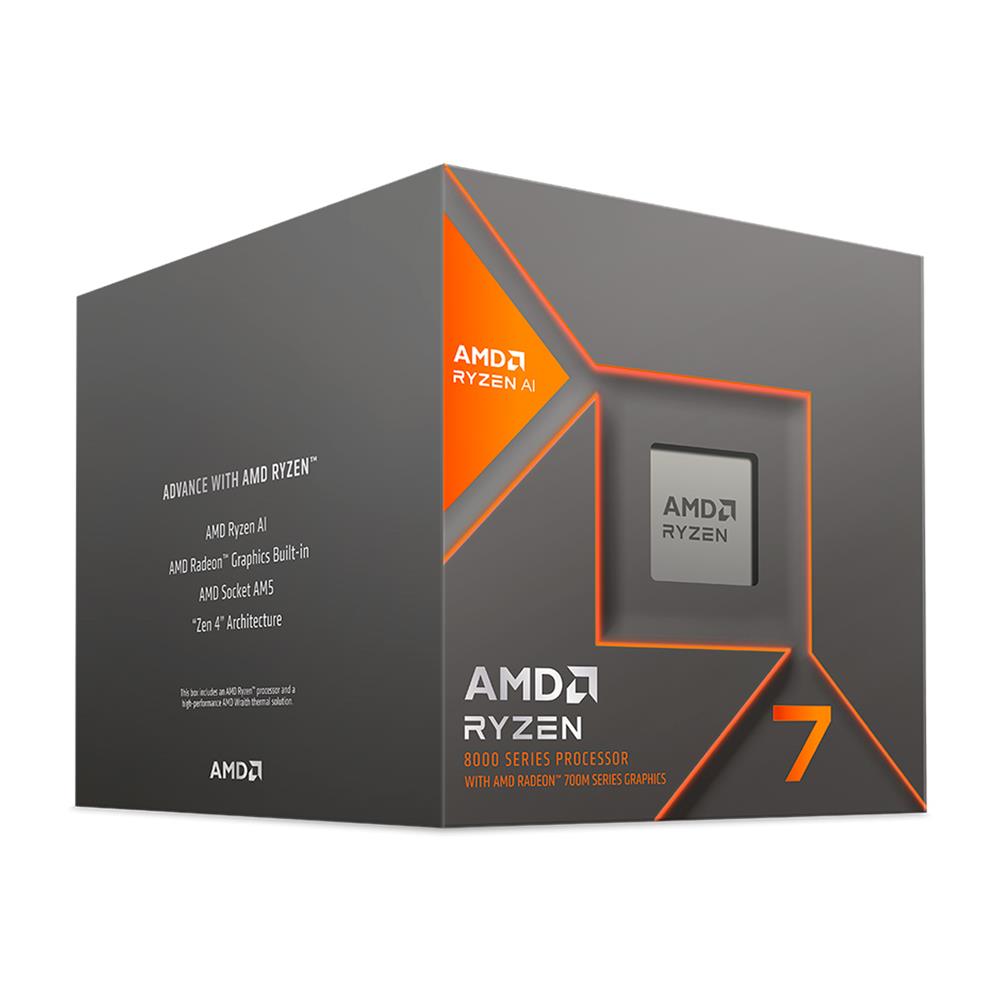 Processador AMD Ryzen 7 8700G, 4.2GHz (5.1GHz Turbo), 8-Core 16-Threads, Cache 24MB, AM5