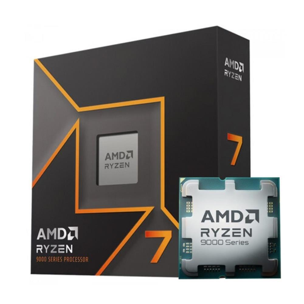 Processador AMD Ryzen 7 9700X, 3.8GHz (5.5GHz Turbo), 8-Cores 16-Threads, AM5, Sem Cooler