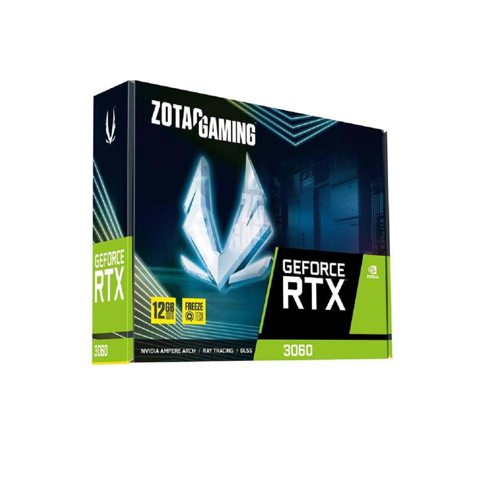 Placa de Vídeo Zotac Gaming GeForce RTX 3060, 12GB, GDDR6, 192-Bit, Preto
