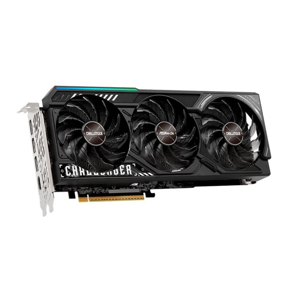 Placa de Video AsRock Radeon RX 9070 XT Challenger, 16GB, GDDR6, 256-bit, Preto