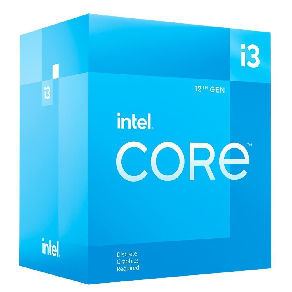 Processador Intel Core i3-12100F, 3.3GHz (4.3GHz Turbo), 4-Core 8-Threads, Cache 12MB, LGA 1700