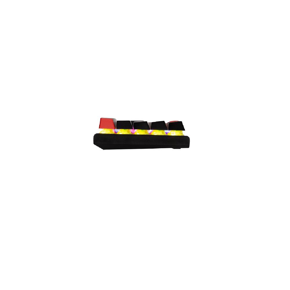 Teclado Mecânico Gamer New Hero Titan Mini 60%, RGB, Switch Blue, ABNT2, USB, Cinza e Preto